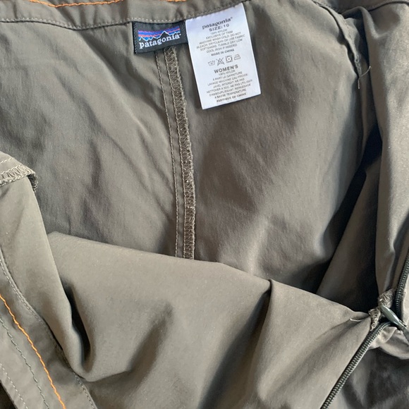Patagonia nylon khaki skort green Size 10 - Picture 2 of 7